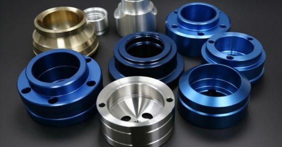 25 To 250 Microns Anodized Aluminum Parts Hard Anodizing Die Cast Aluminum
