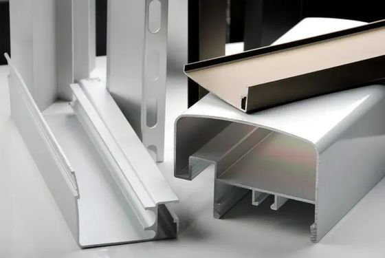 Aluminum extrusion parts custom processing aluminum square tube extrusion high hardness aluminum products extrusion process