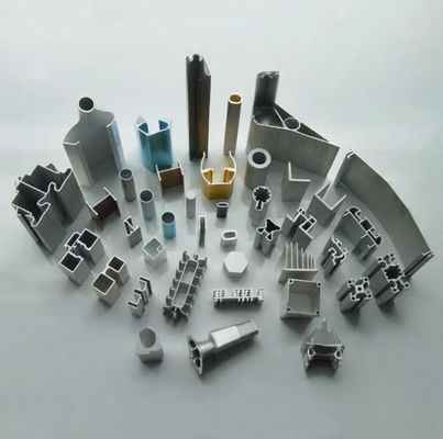 Layanan ekstrusi aluminium khusus Ekstrusi aluminium industri Sistem bingkai paduan aluminium ekstrusi aluminium anodisasi
